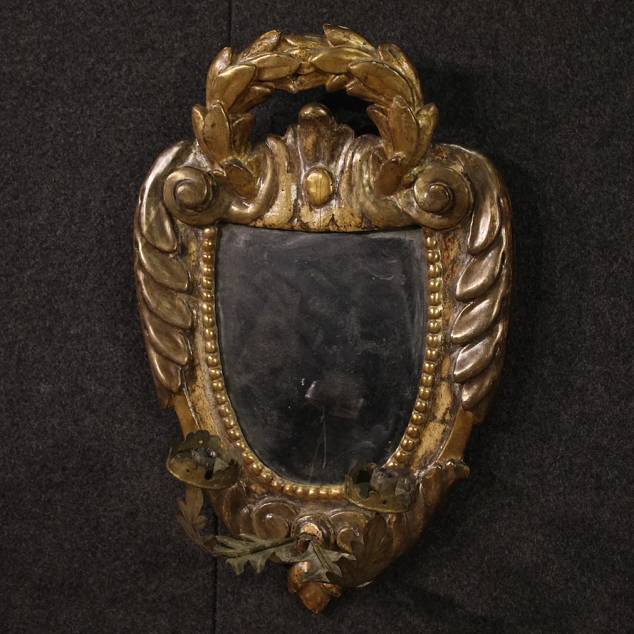 Pair of  Italian Louis XV style sconces, 18th century 3