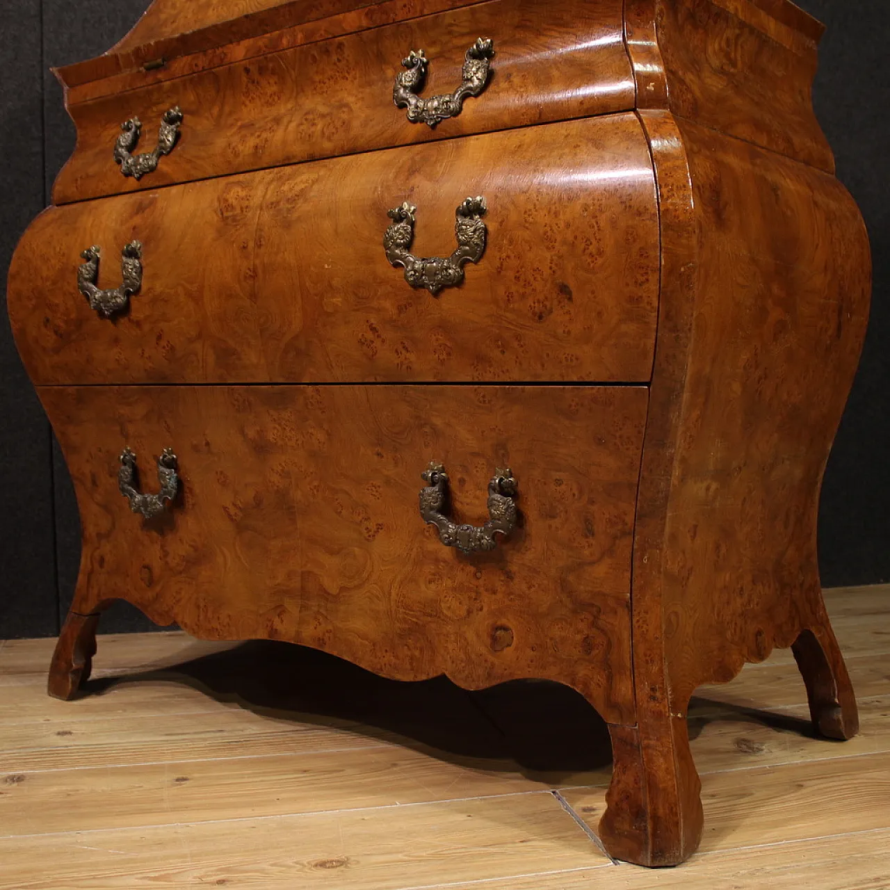 Lombard flap in Louis XV style, 20th century 5