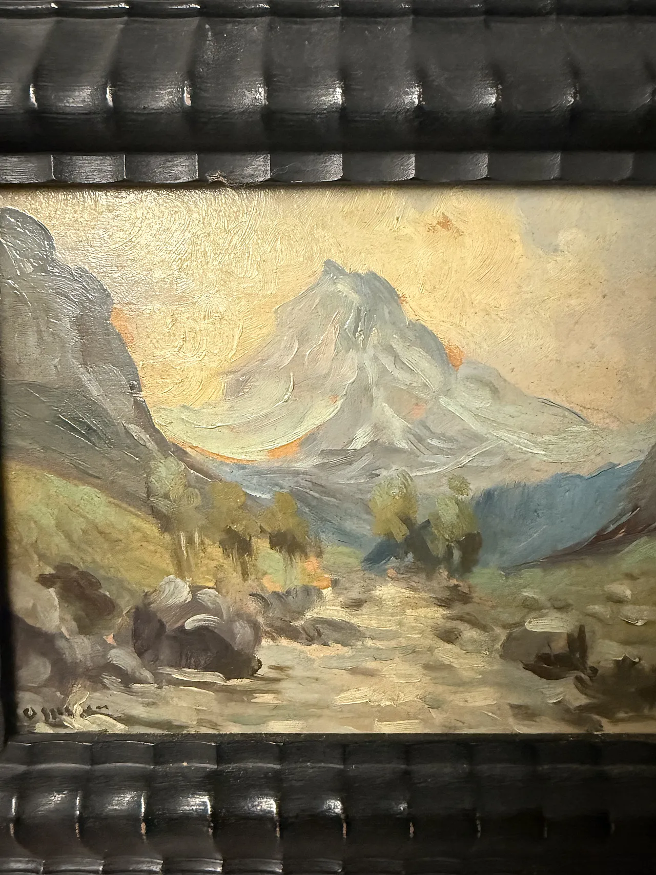 Pair of oil on panel paintings, 19th century 5