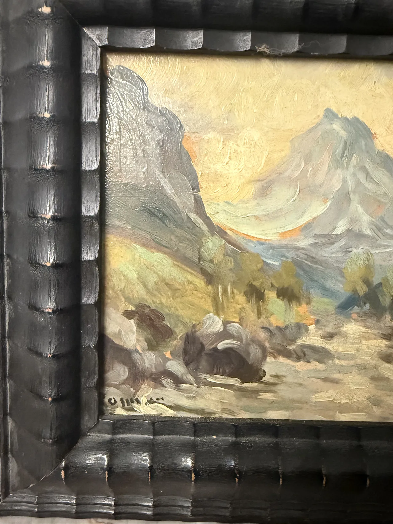 Pair of oil on panel paintings, 19th century 6