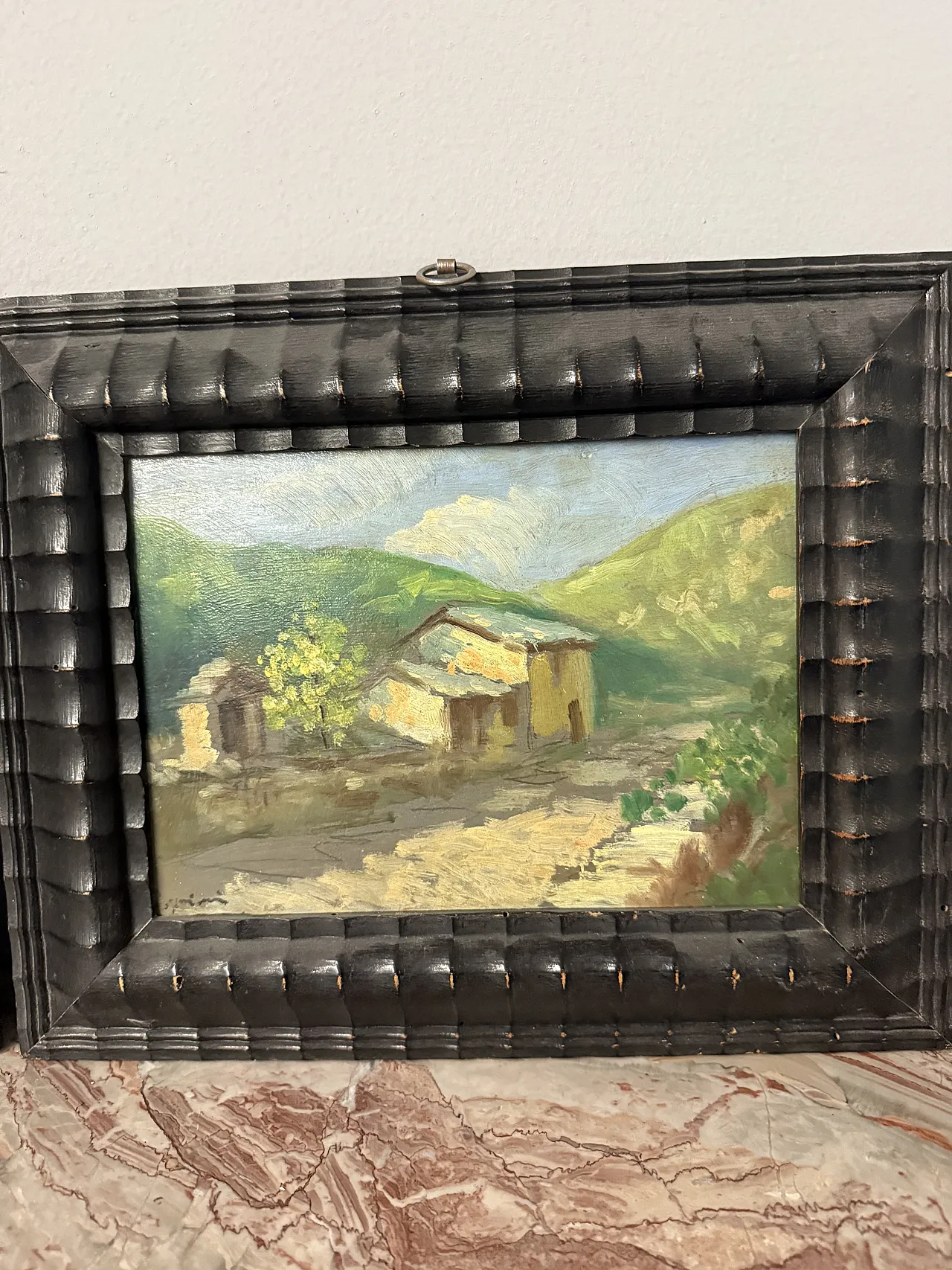 Pair of oil on panel paintings, 19th century 7