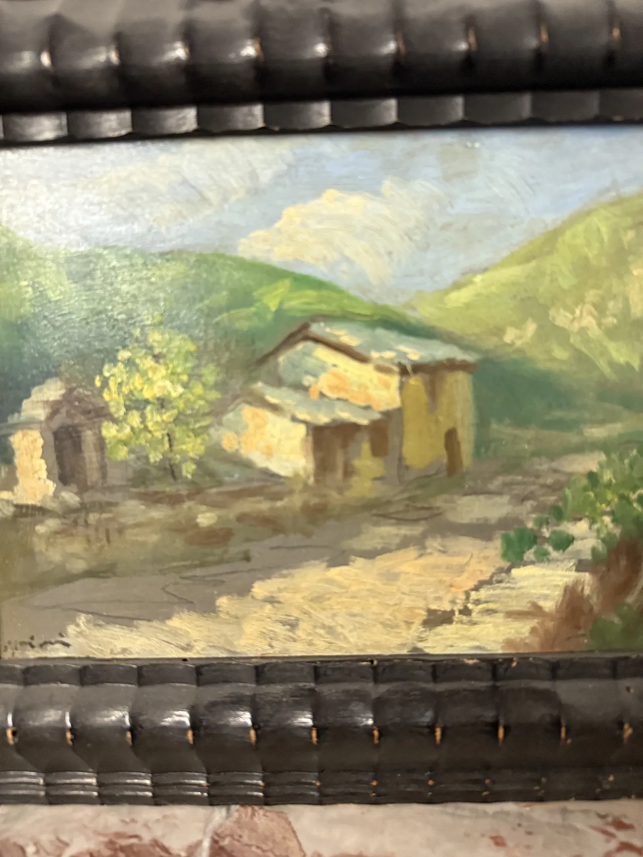 Pair of oil on panel paintings, 19th century 8