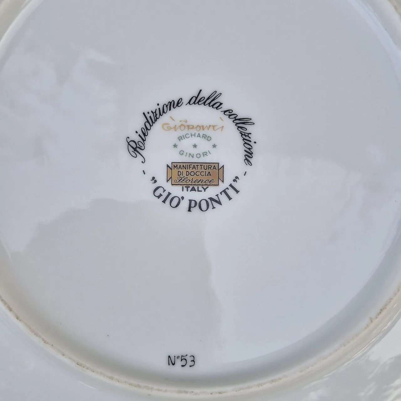 Serie Migrazione delle Sirene di Gio Ponti per Richard Ginori, anni '80 9