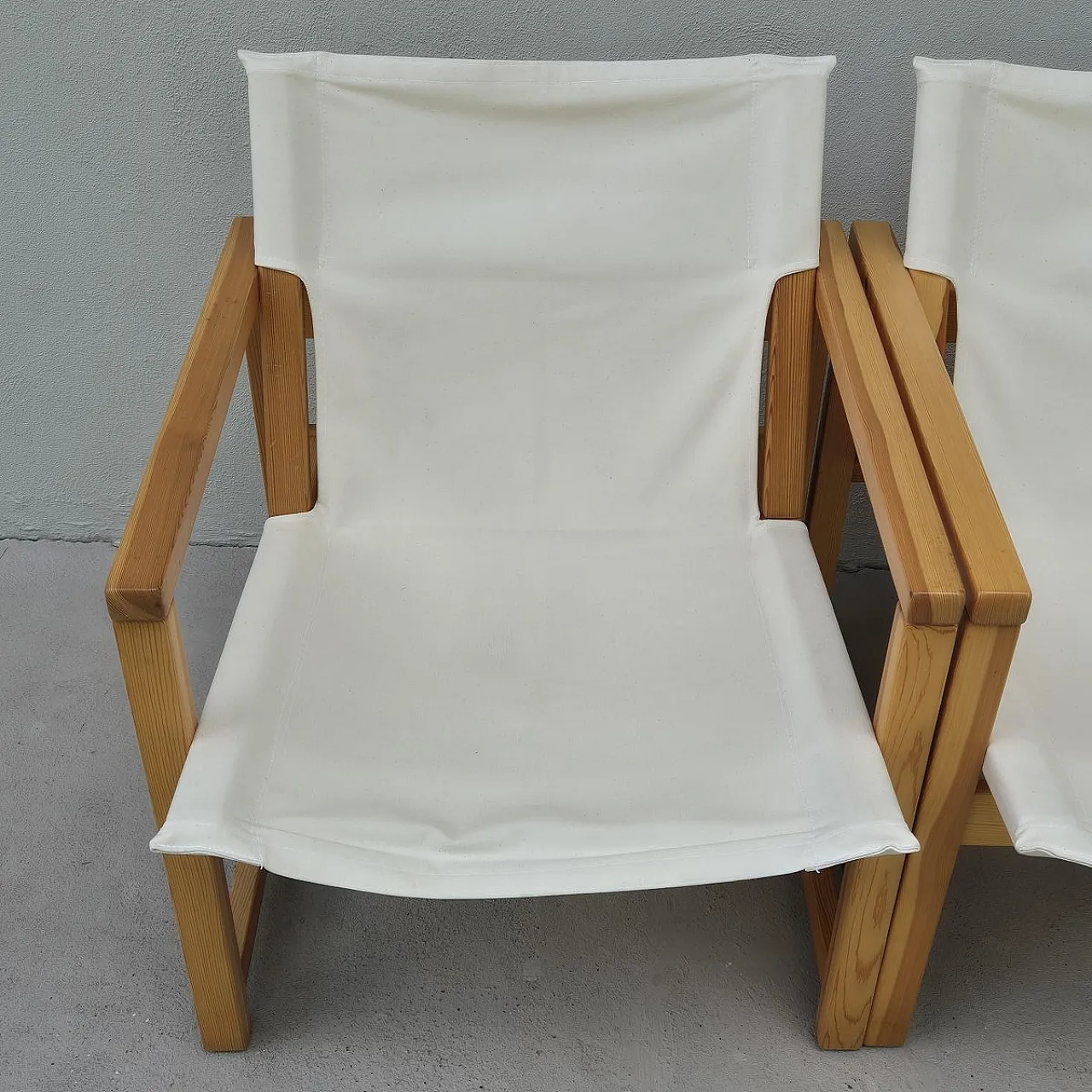 Coppia di Poltrone Ryd in pino di Tord Björklund per Ikea, anni '90 8