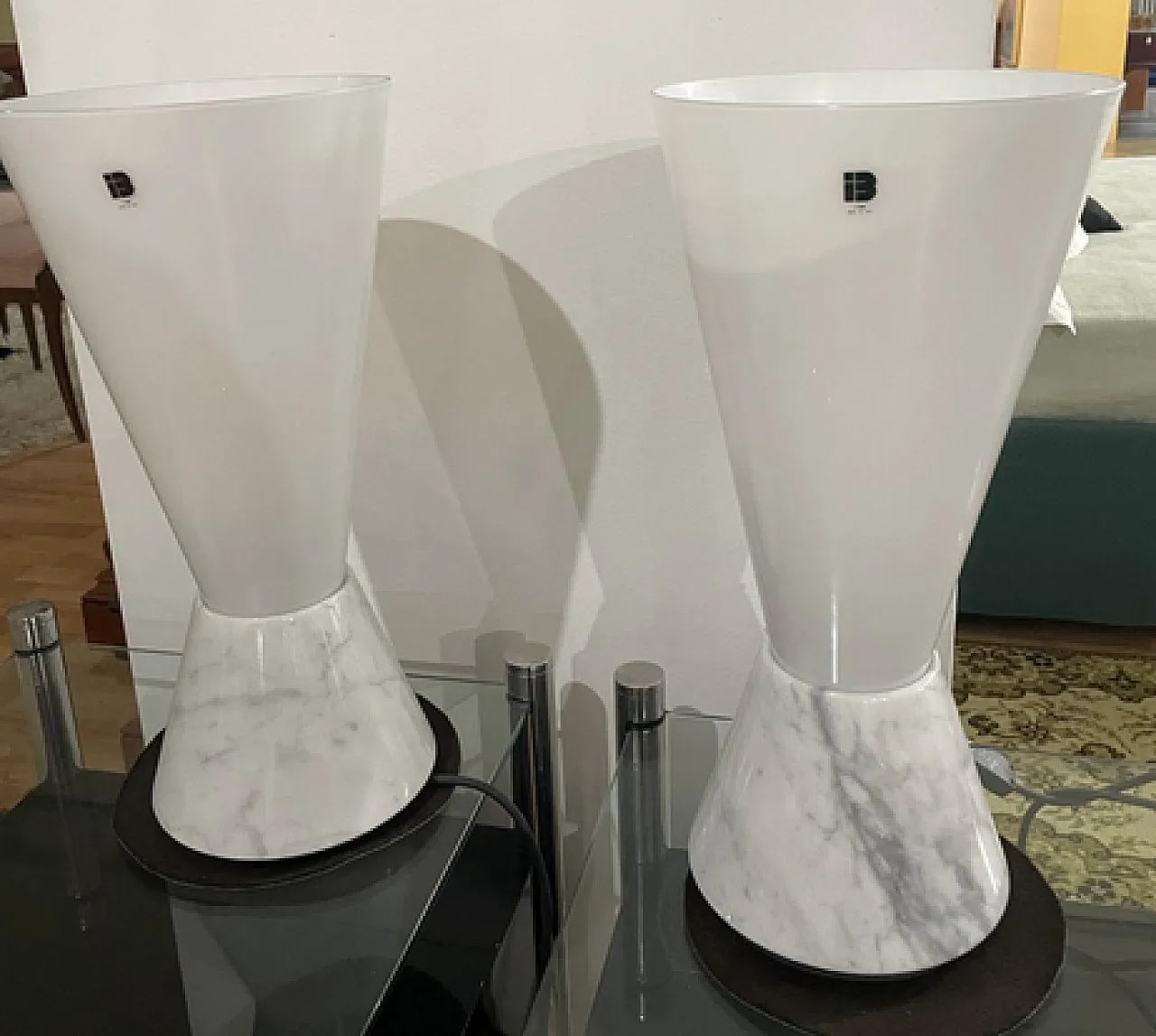 Coppia lampade Vulcano I TRE, anni '80 2