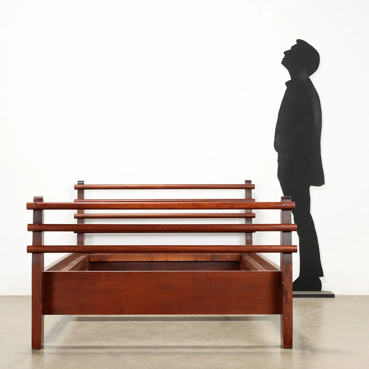 Letto in legno, fine '900 2