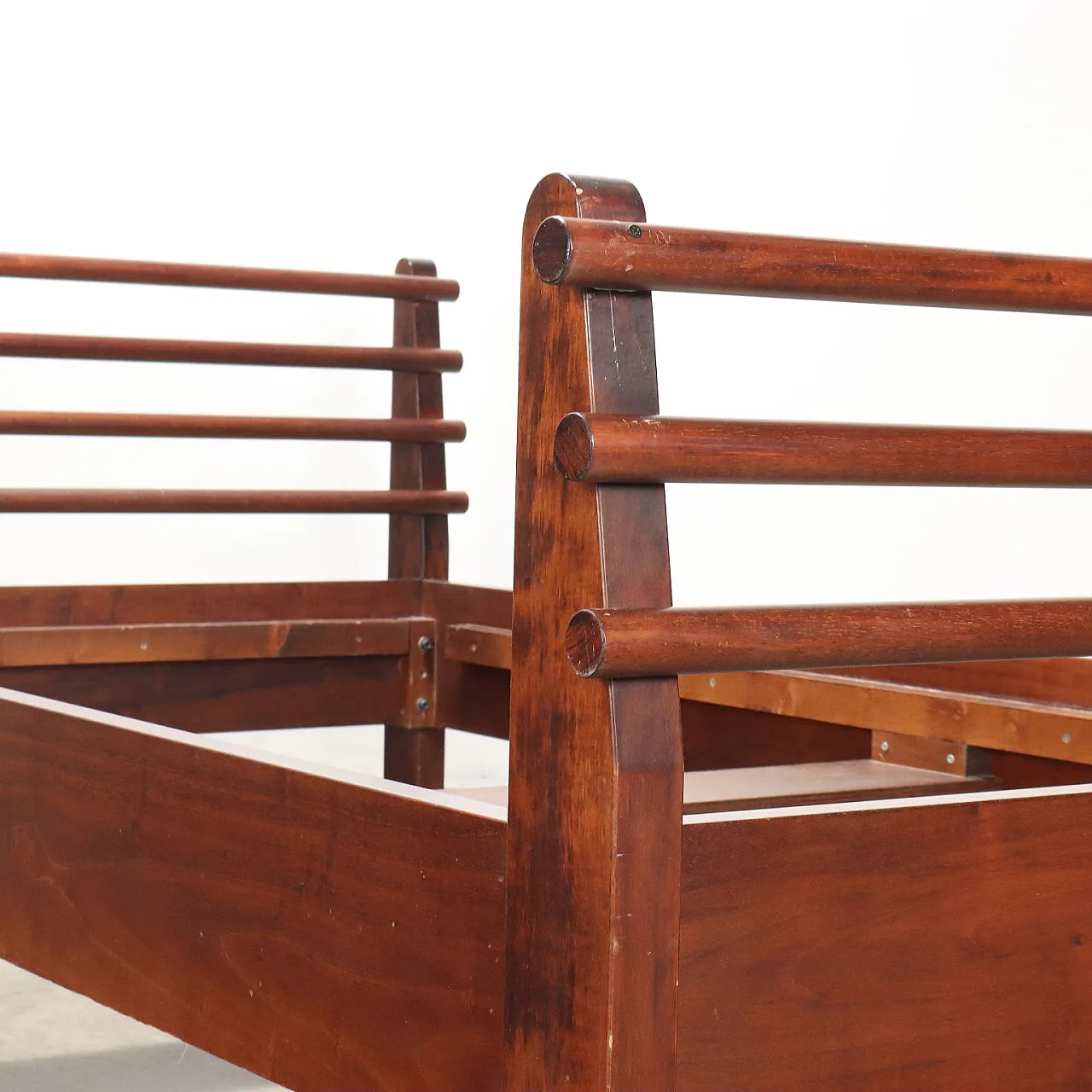 Letto in legno, fine '900 3