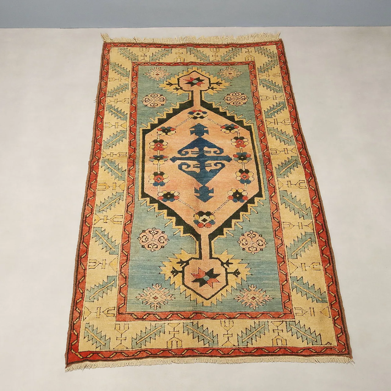 Tappeto Kars in lana, nodo grosso, realizzato a mano, '900 3