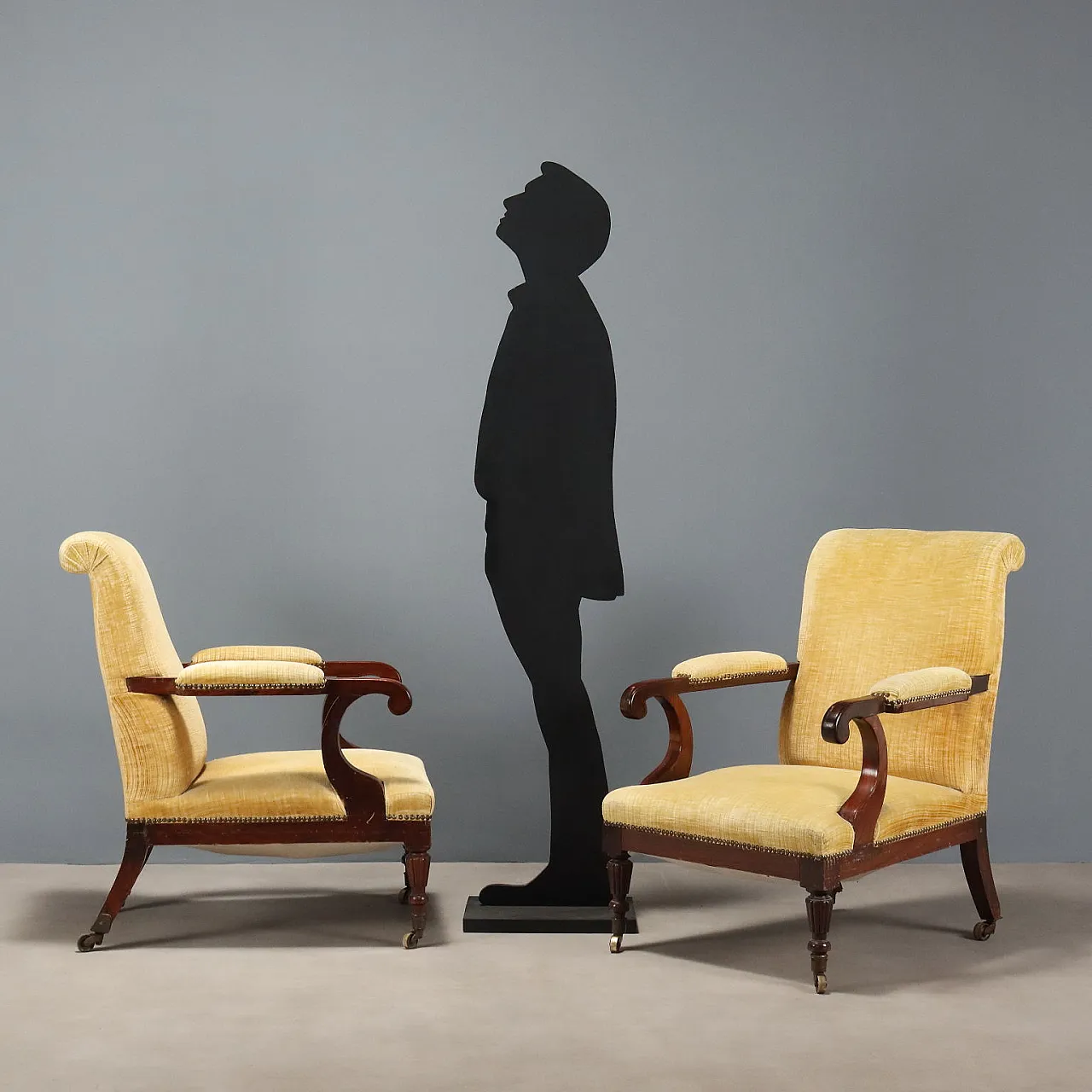 Coppia di poltrone in palissandro, '800 2