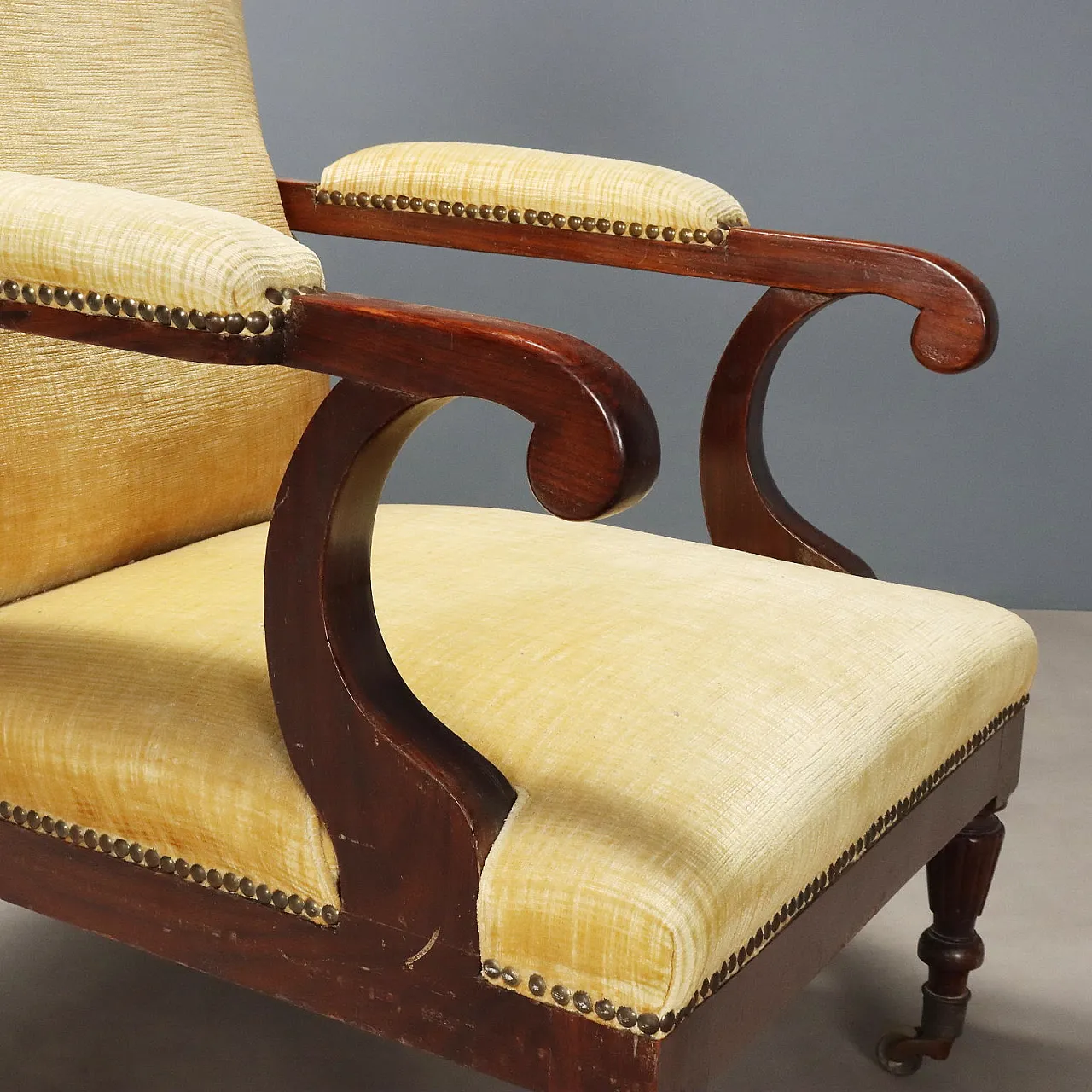 Coppia di poltrone in palissandro, '800 5