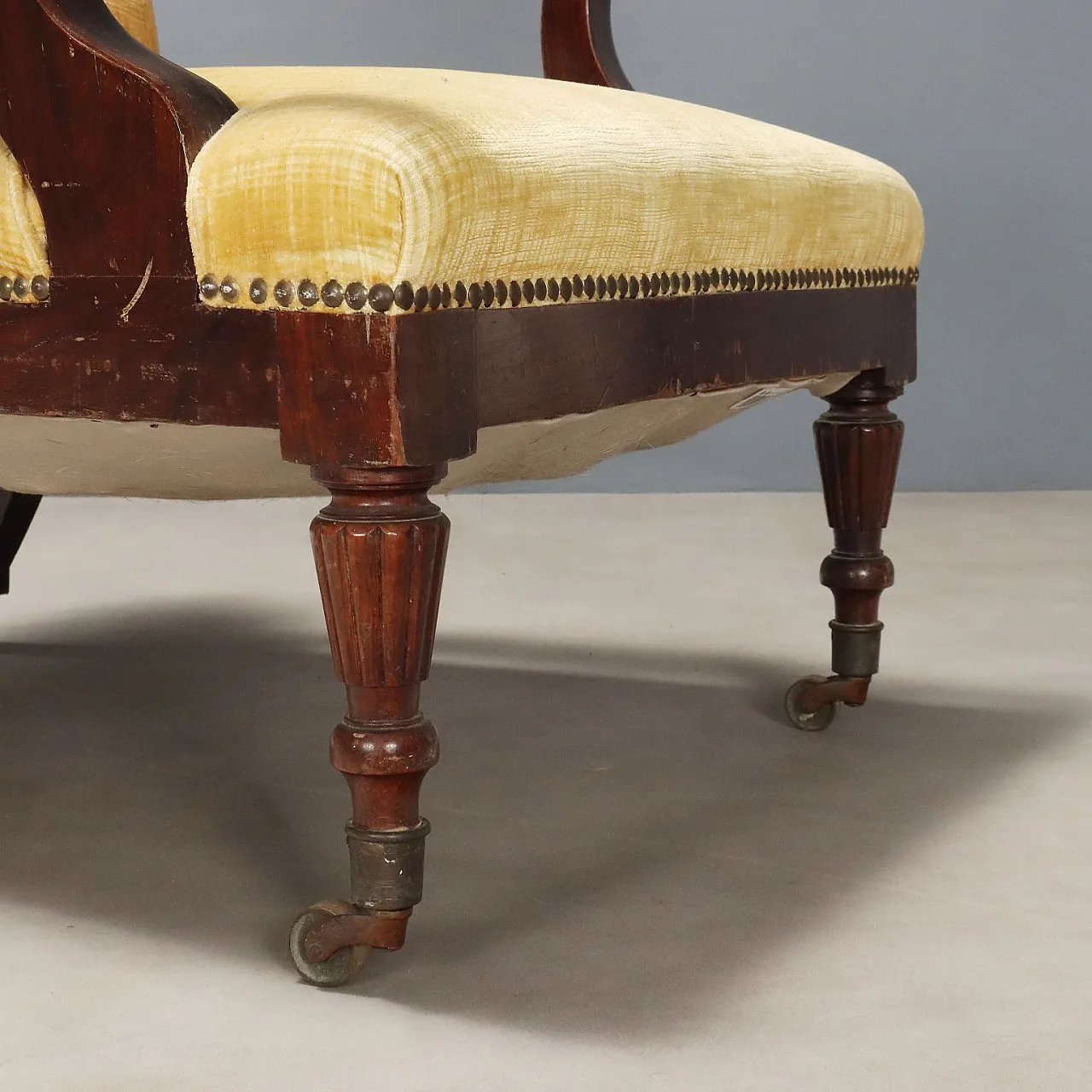 Coppia di poltrone in palissandro, '800 6