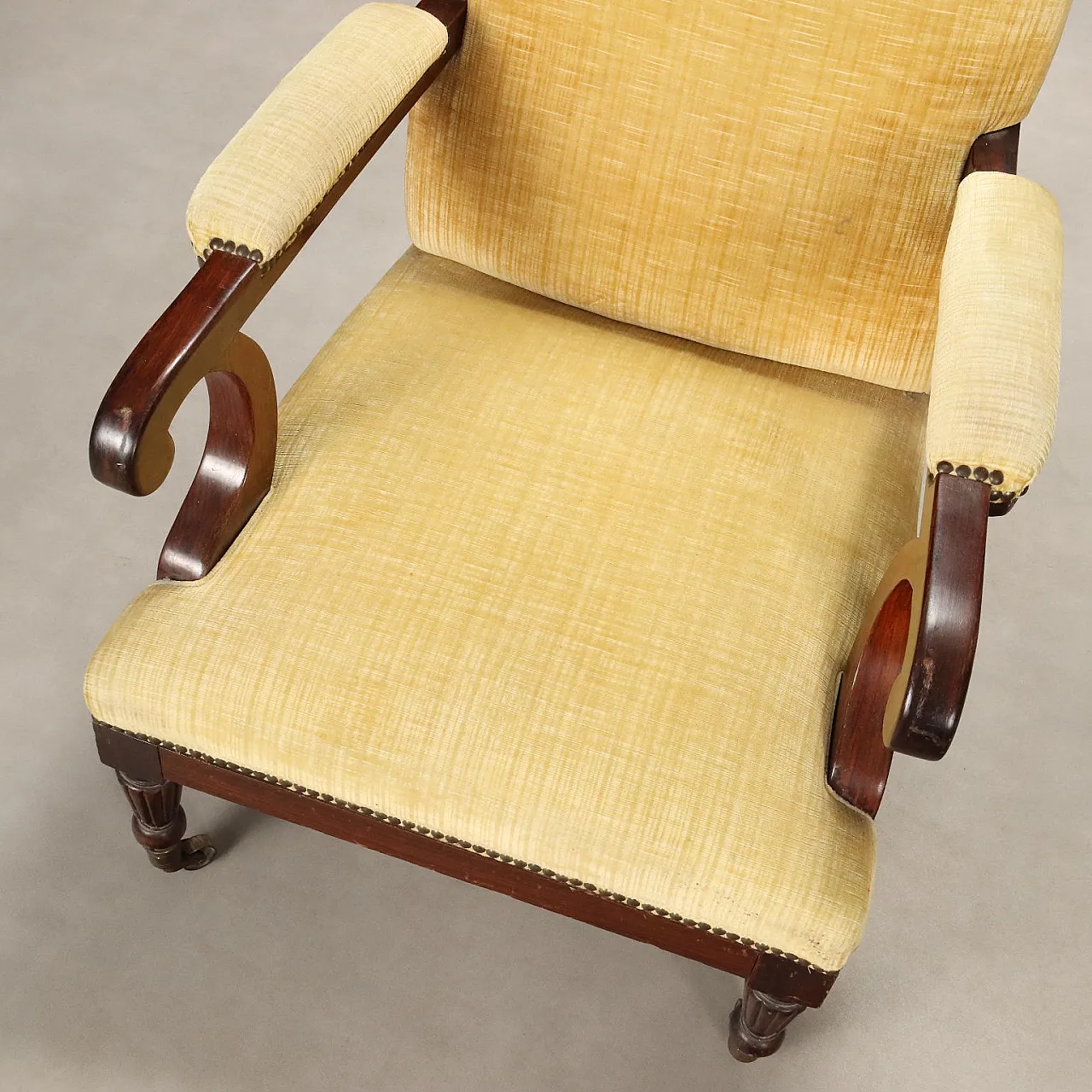 Coppia di poltrone in palissandro, '800 7