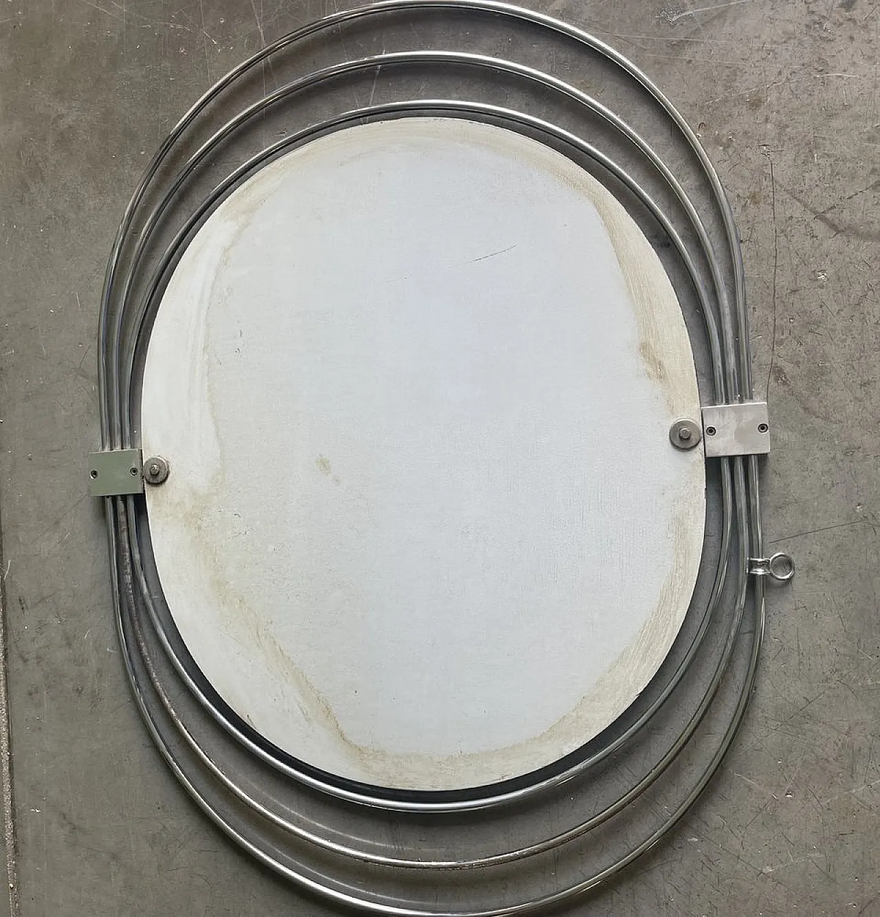 Specchio Mid-Century cromato 1