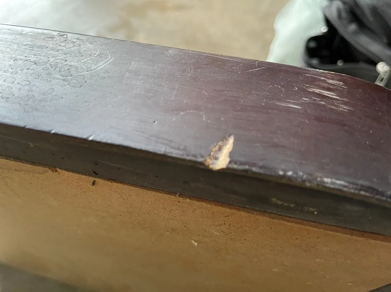 Specchio Mid-Century in legno 6