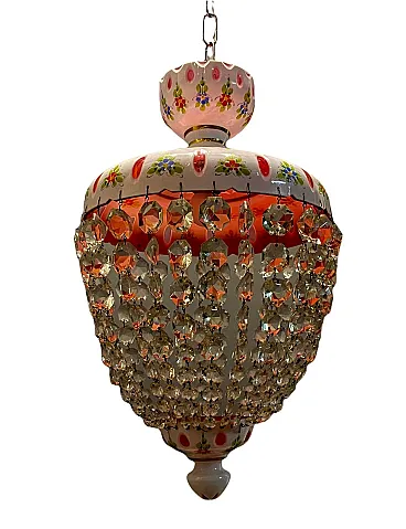 Venetian pendant lamp in Murano glass