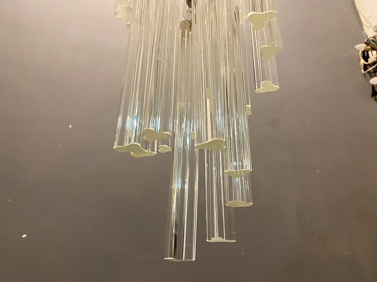 Large spiral chandelier in Murano glass, Italy 4