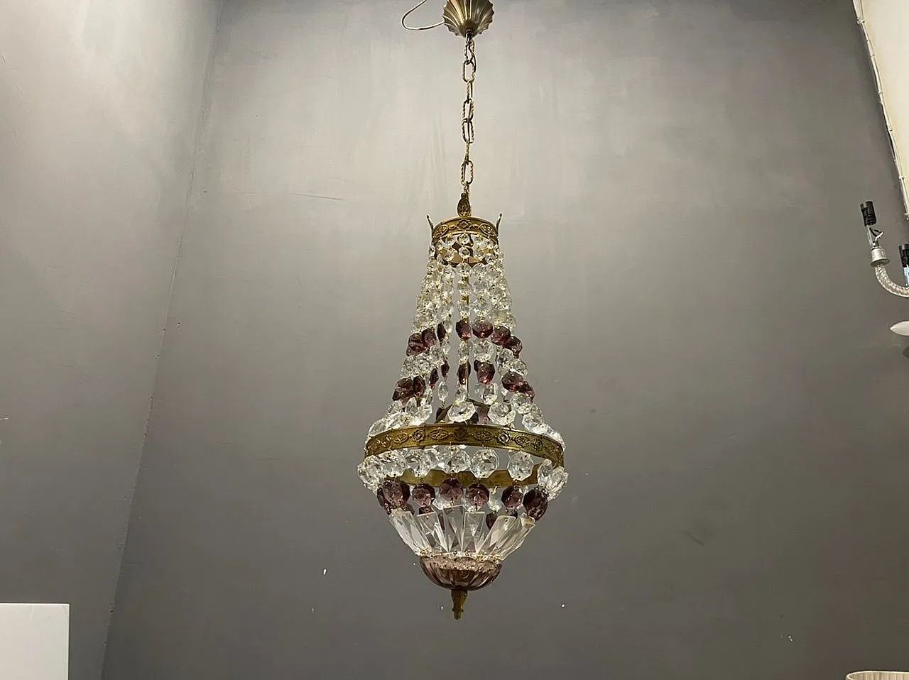 Crystal chandelier, Italy 1