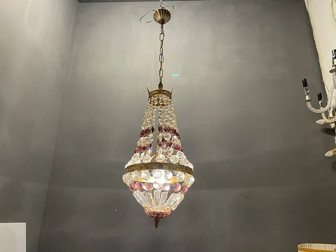 Crystal chandelier, Italy 3