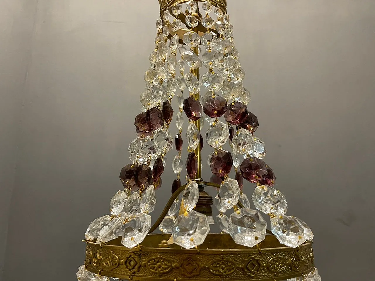 Crystal chandelier, Italy 6