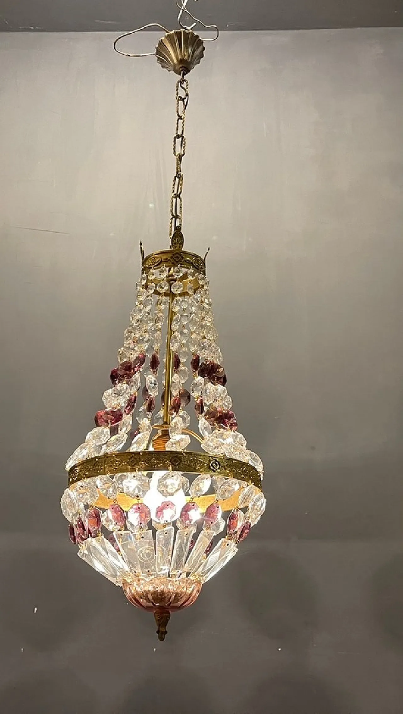 Crystal chandelier, Italy 7