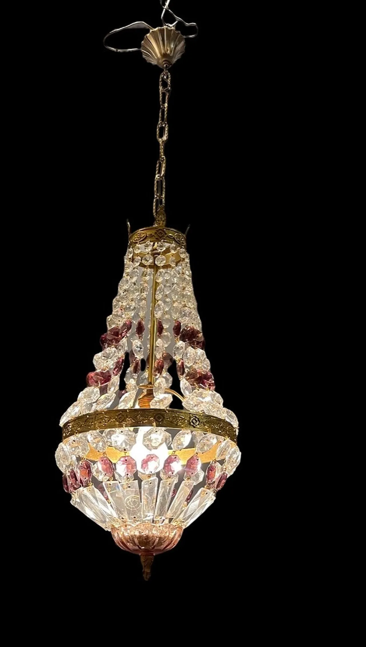 Crystal chandelier, Italy 8