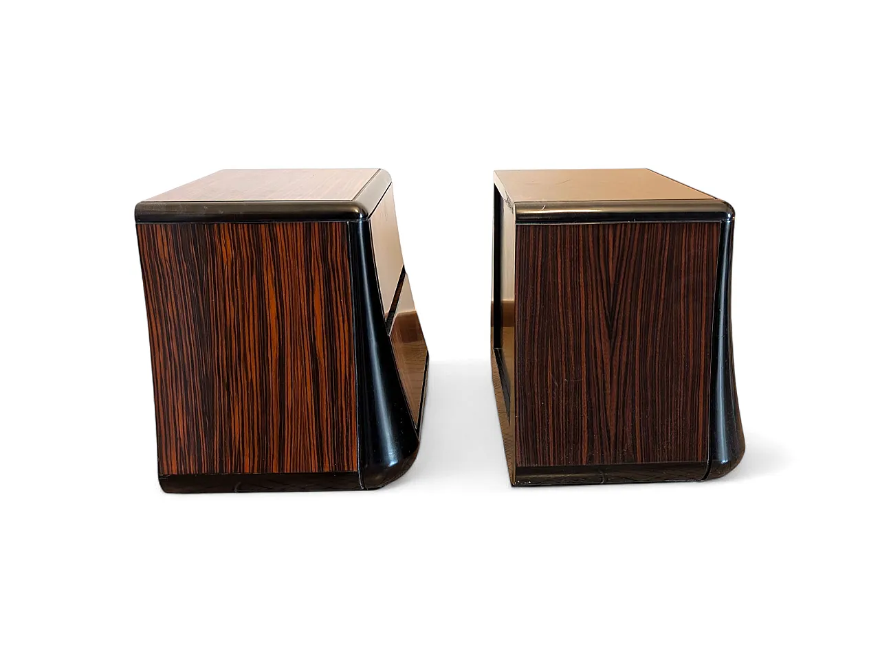 Pair of bedside tables by Luciano Frigerio, Italy 1970s 5