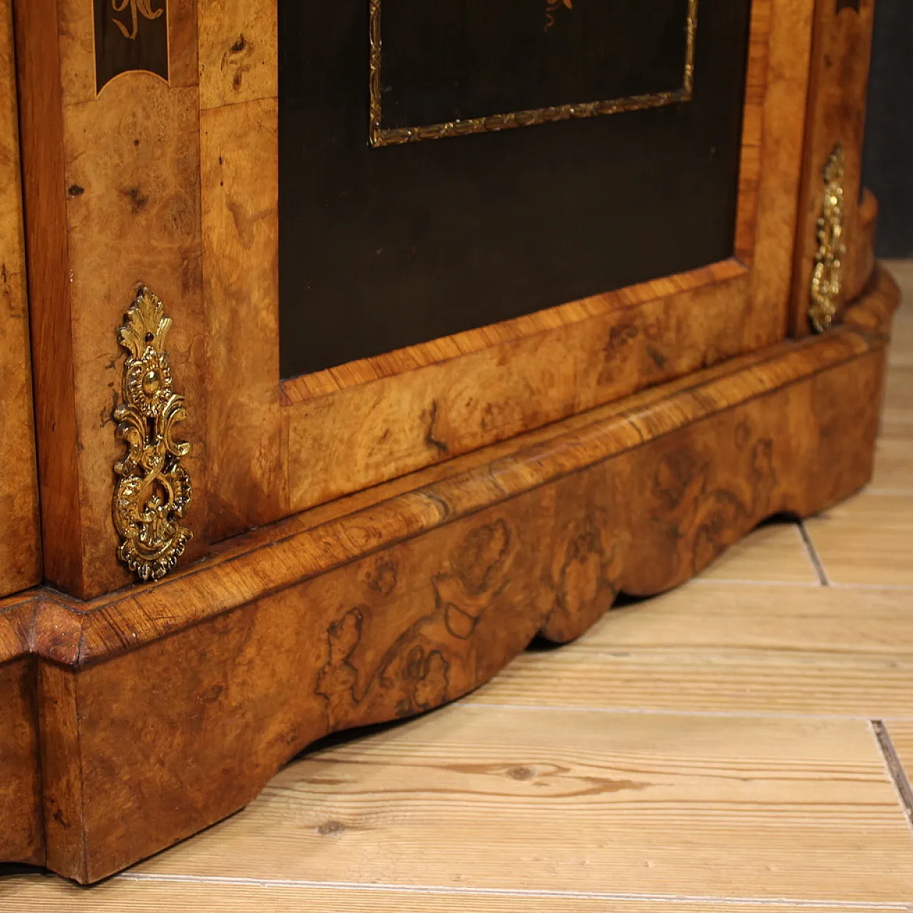 Credenza inglese intarsiata, '900 7