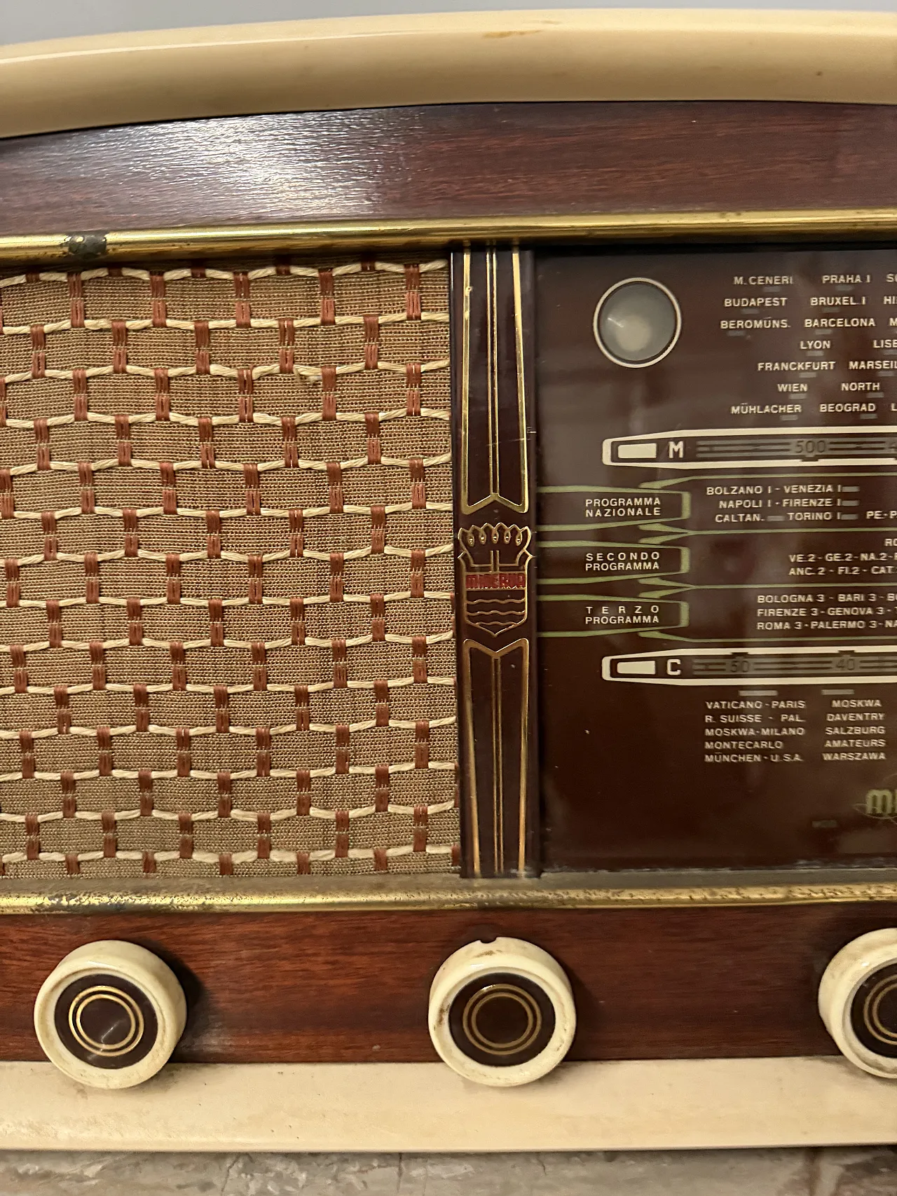 Tube radio Minerva, 1950s 5