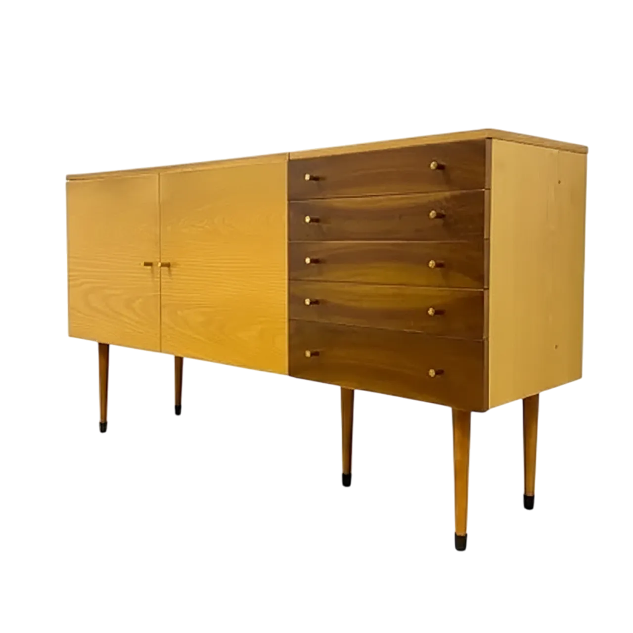Mid-Century Chest of Drawers by Jitona, Czech Brussels Style, 1960s 9