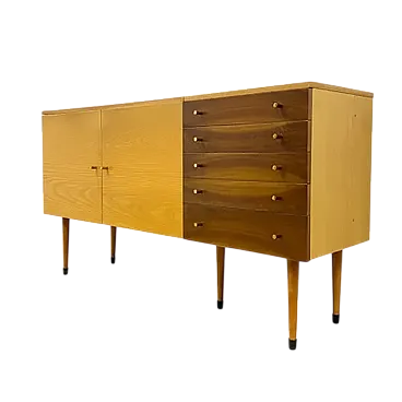 Cassettiera Mid-Century di Jitona, in stile Bruxelles, Repubblica Ceca, anni '60