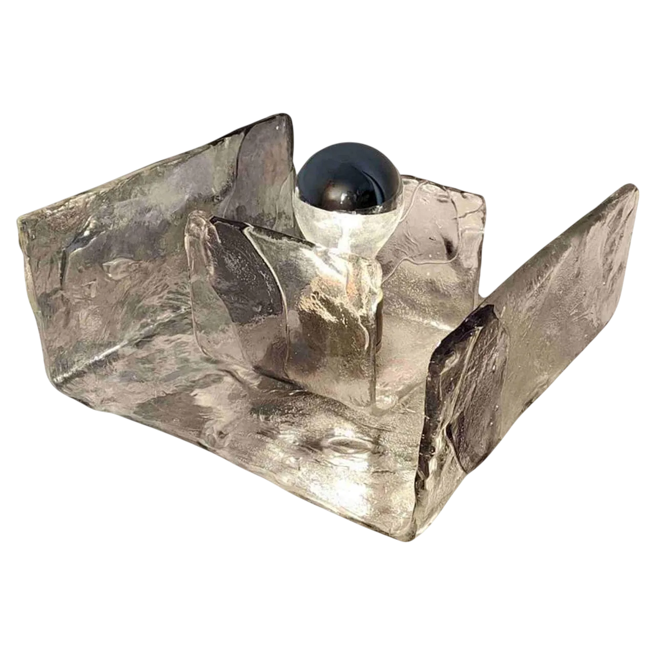 Murano glass lamp produced by Mazzega, Italy, 1970s 6