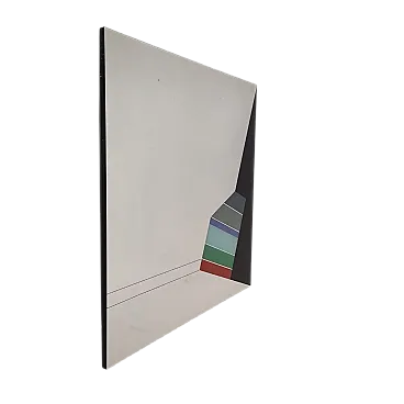 Specchio serigrafato in stile Acerbis anni 70