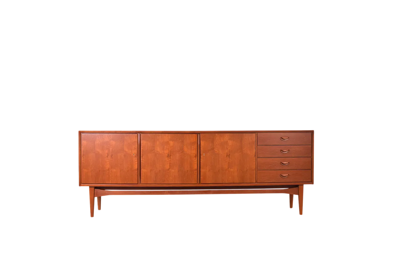 Credenza Mid-Century in teak di Heinrich Althoff, anni '60 20