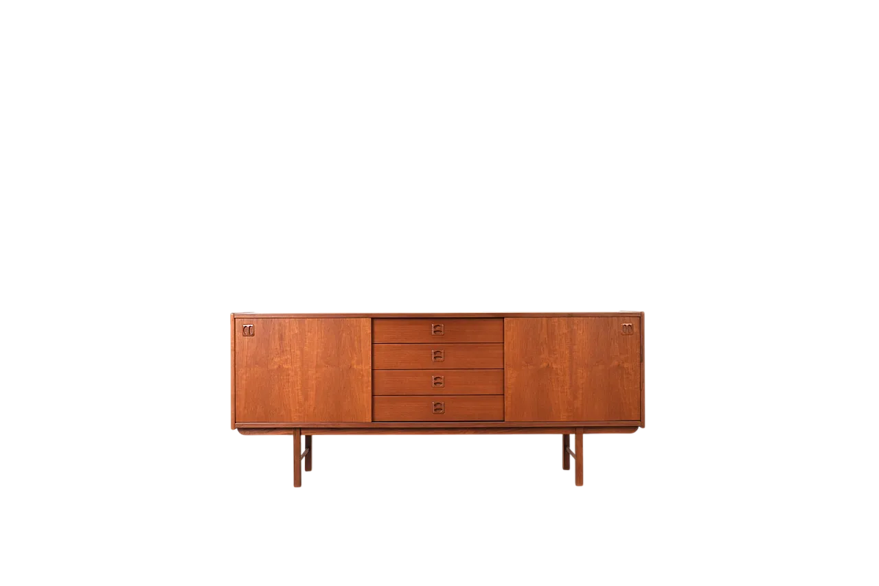 Mid-Century Teak Sideboard by Klippan Korsør for Ikea, 1960s 19