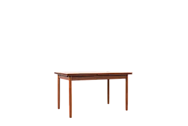 Tavolo da pranzo allungabile Mid-Century in teak, Danimarca, anni '60