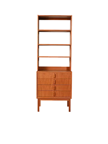 Scandinavian teak bookcase by Bertil Fridhagen for Bodafors, 1960s