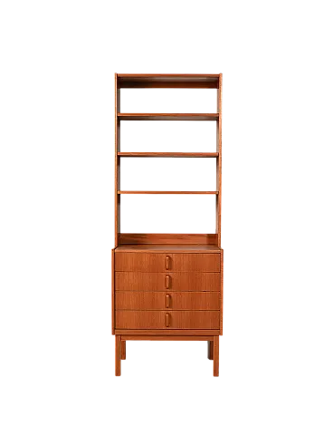 Scandinavian teak bookcase by Bertil Fridhagen for Bodafors, 1960s