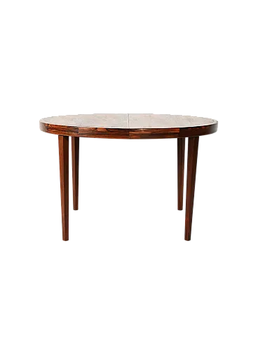 Danish round table in rosewood from the 1950s/60s