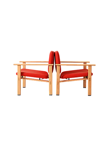 Pair of Danish armchairs by Arne Jacobsen, 1965