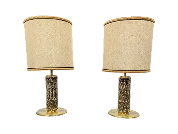 Coppia di lampade da tavolo di L. Frigerio, anni '70
