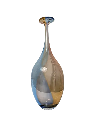 Single flower glass vase by Kjell Engman for Kosta Boda, 1980s