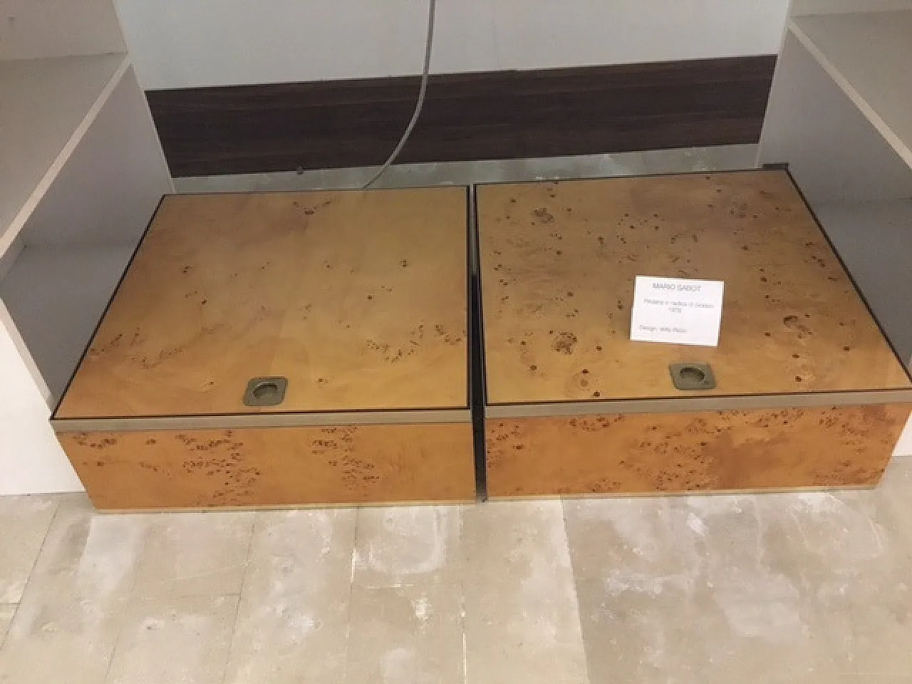 Pair of Willy Rizzo containers by Mario Sabot, late 1900s 2