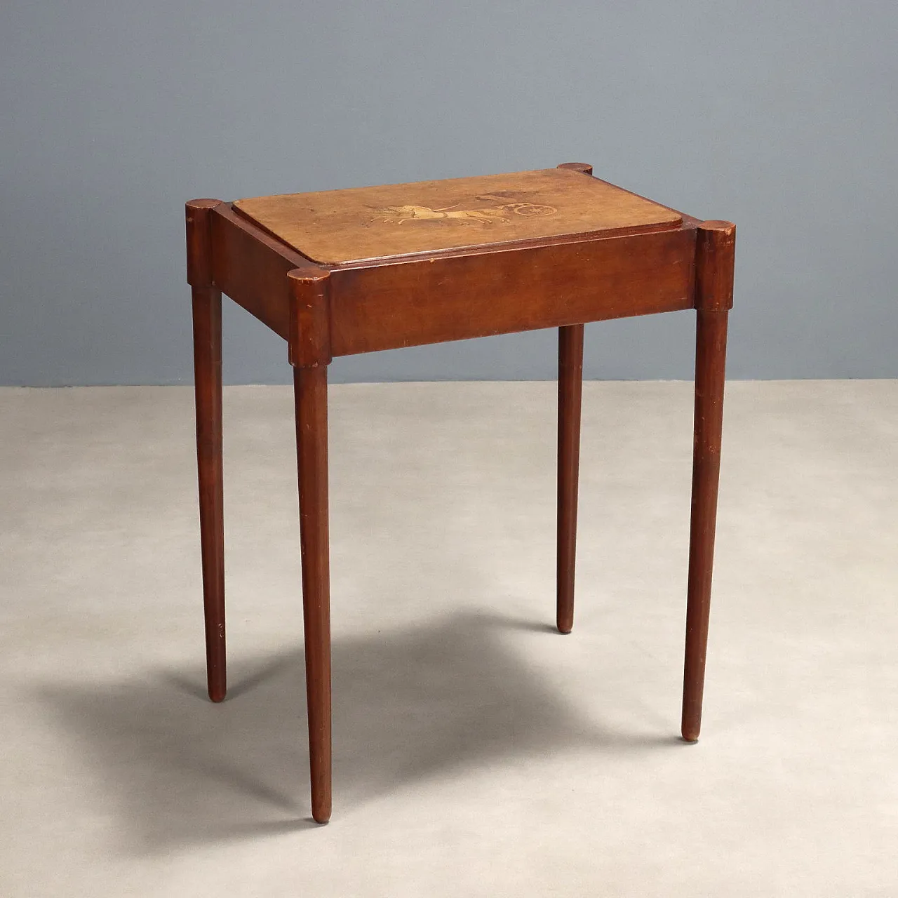 Tavolino in mogano, metà '800 1