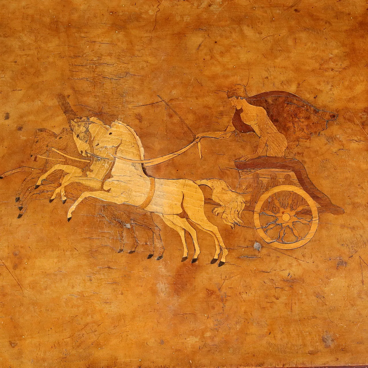 Tavolino in mogano, metà '800 4