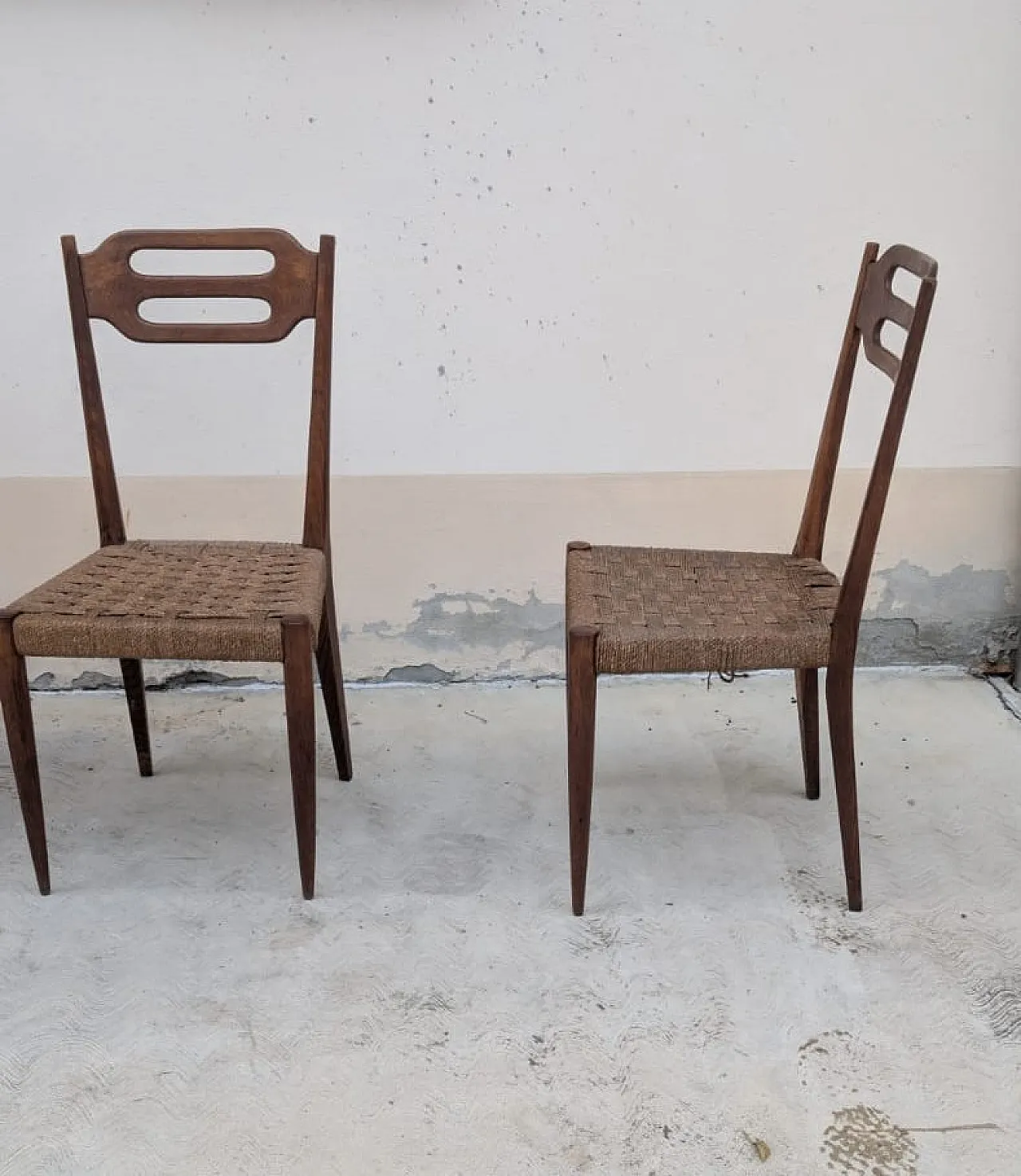 Italian Rationalist Table and 4 Chairs, 30s 2