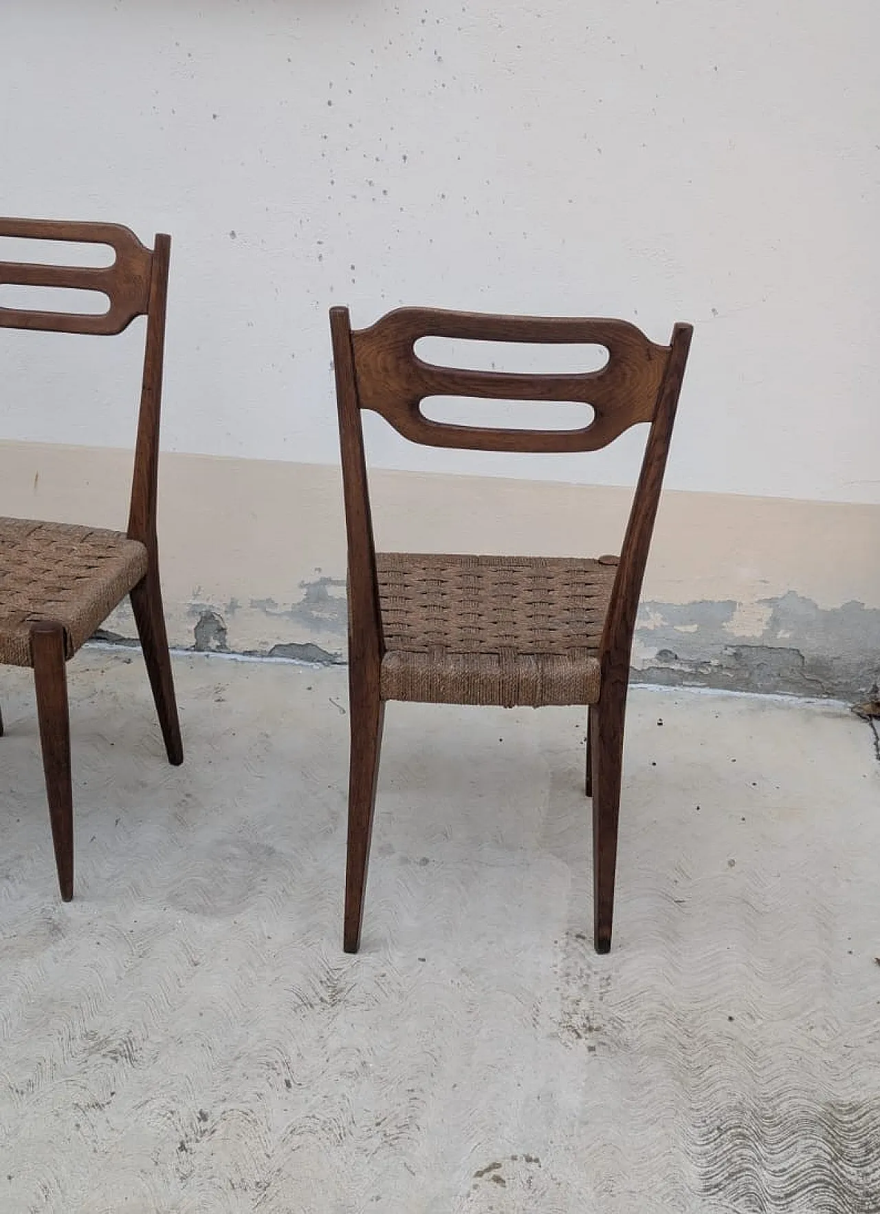Italian Rationalist Table and 4 Chairs, 30s 3