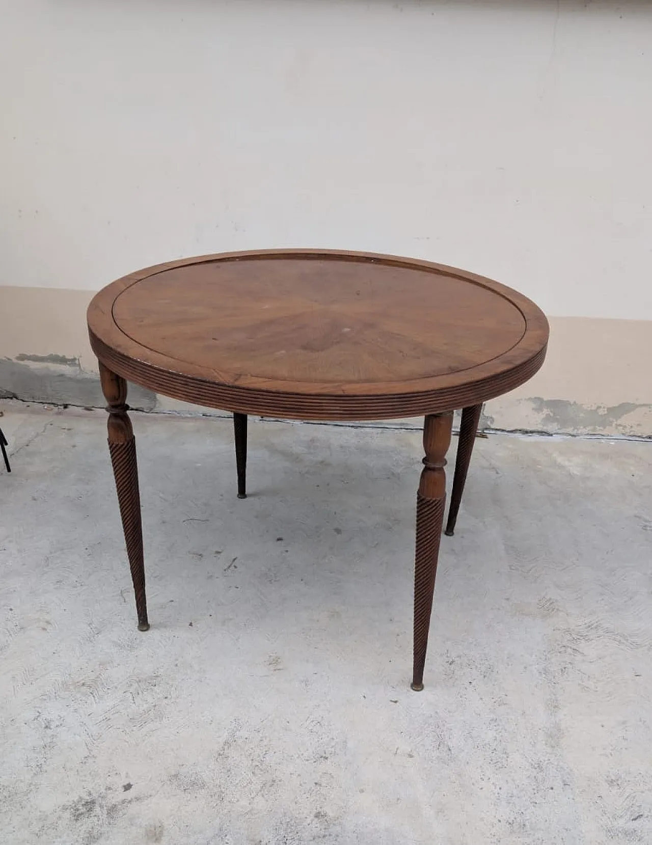 Italian Rationalist Table and 4 Chairs, 30s 6