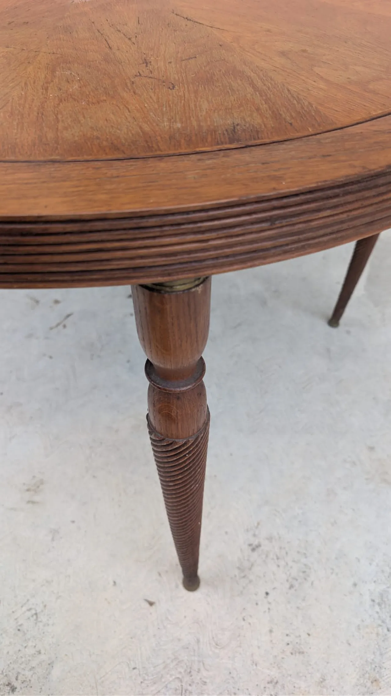 Italian Rationalist Table and 4 Chairs, 30s 11