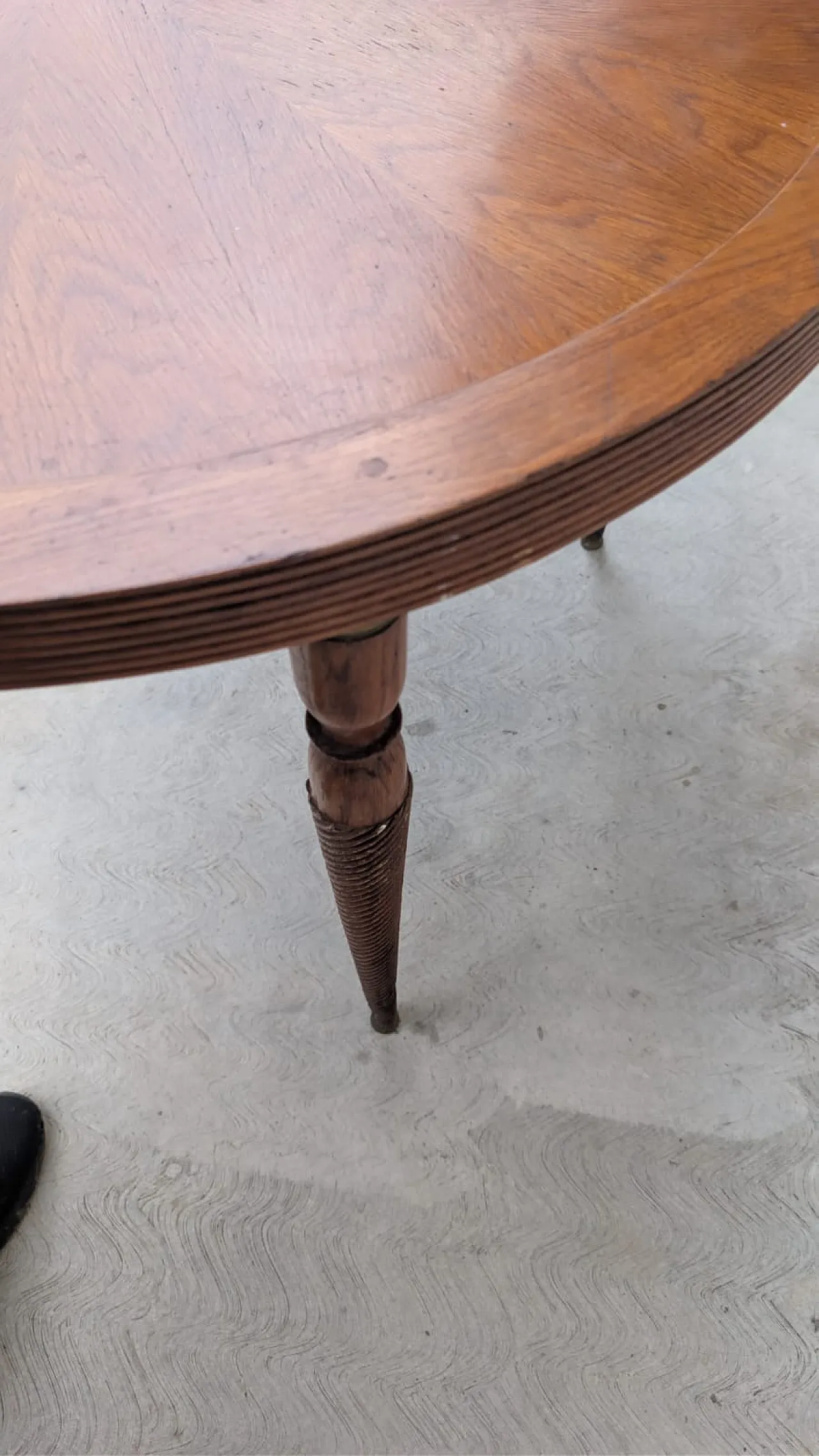 Italian Rationalist Table and 4 Chairs, 30s 15