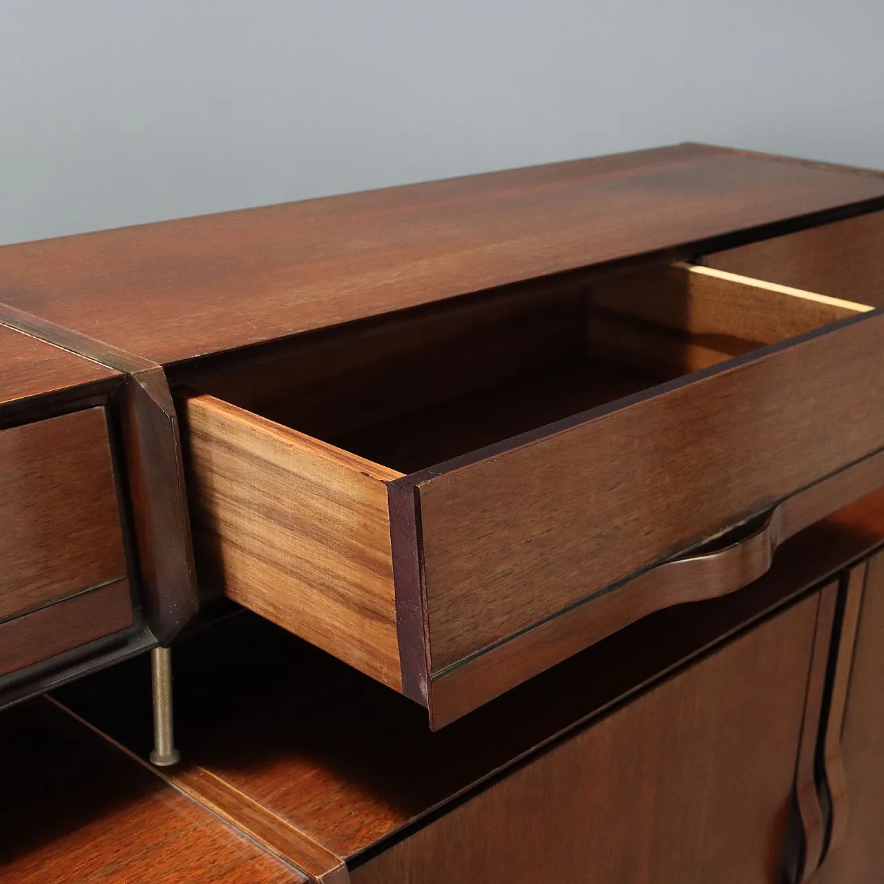 Credenza con impiallacciatura di legno esotico, '900 8